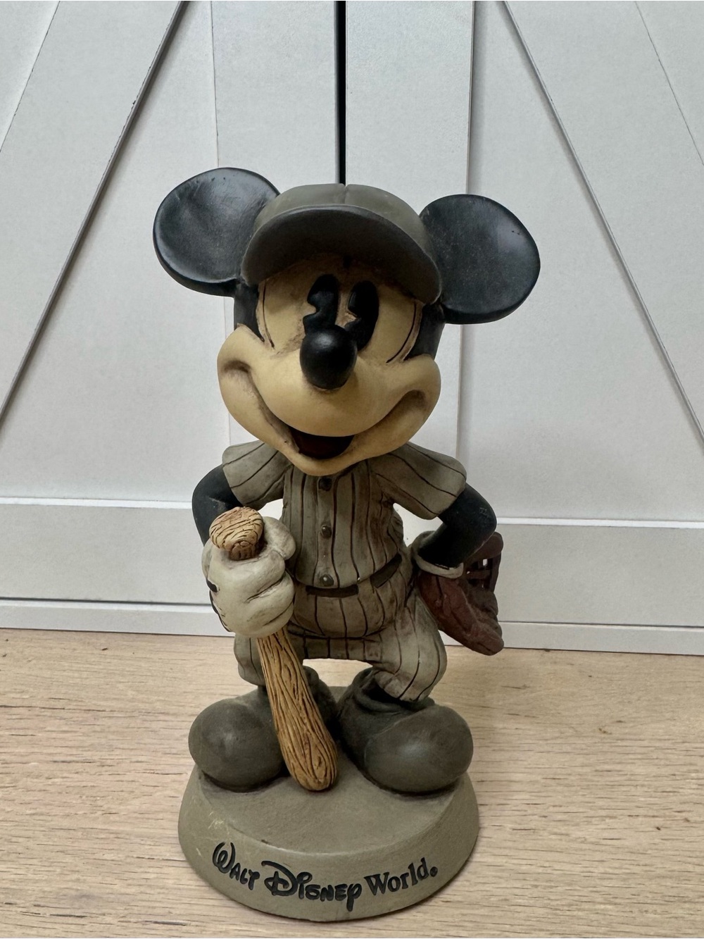 Walt Disney World Baseball Mickey Mouse bobble head